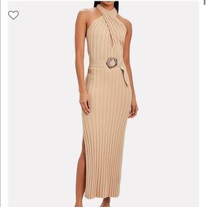 NWT Nicholas Harissa Knit Dress in Sand Sz L